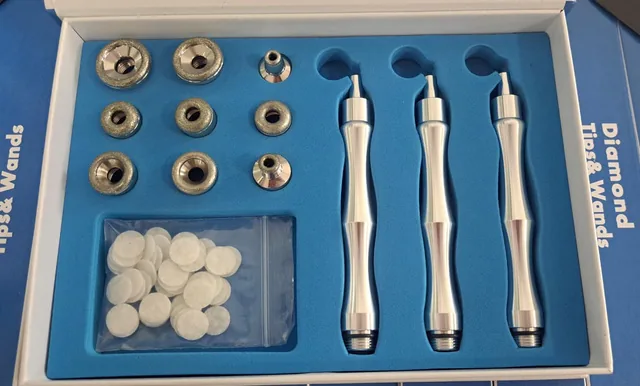 Set de puntas de diamante para microdermoabrasión